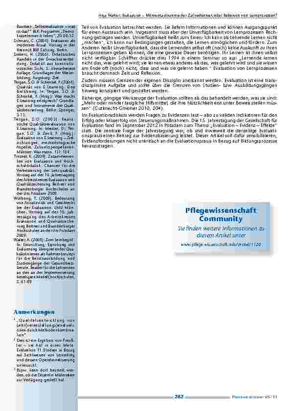 [doc_201297] Evaluation in der beruflichen Weiterbildung dargestellt am Beispiel der Fachweiterbildung für Intensivpflege und Anästhesie