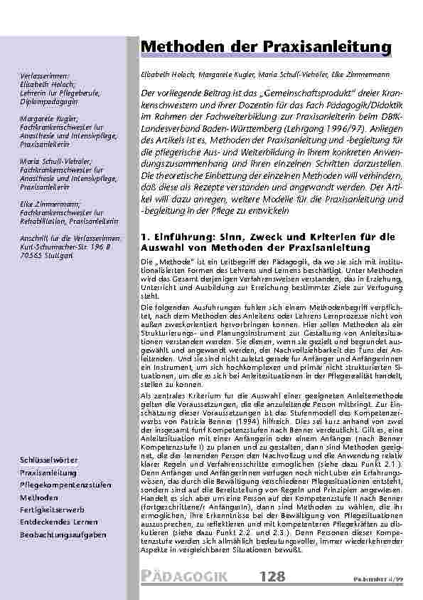 [doc_201084] Methoden der Praxisanleitung