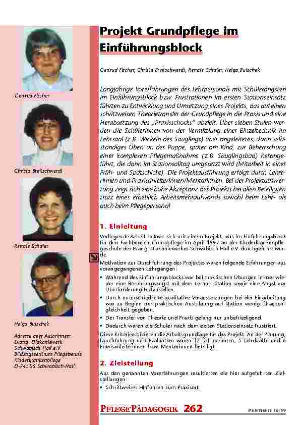 [doc_201034] Projekt Grundpflege im Einführungsblock