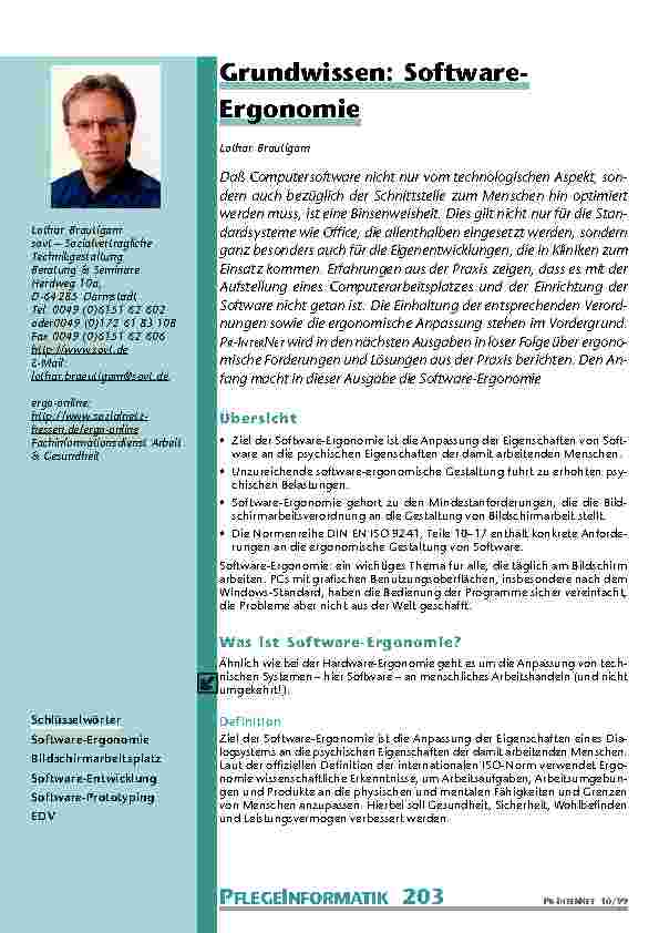 [doc_201028] Grundwissen: Software-Ergonomie