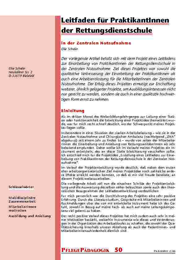 [doc_201011] Leitfaden für PraktikantInnen der Rettungsdienstschule