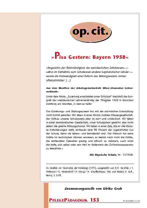 [doc_200813] Aufbau eines Bildungsinspektorats der Lehrbetriebe im Bereich der Ausbildungen für Gesundheitsund Krankenpflege (Teil 1)