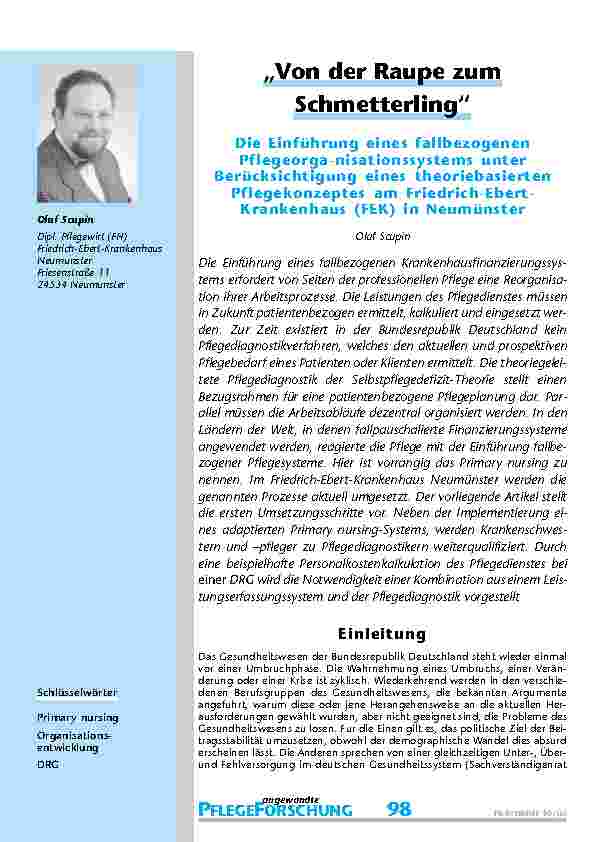 „Von der Raupe zum Schmetterling“