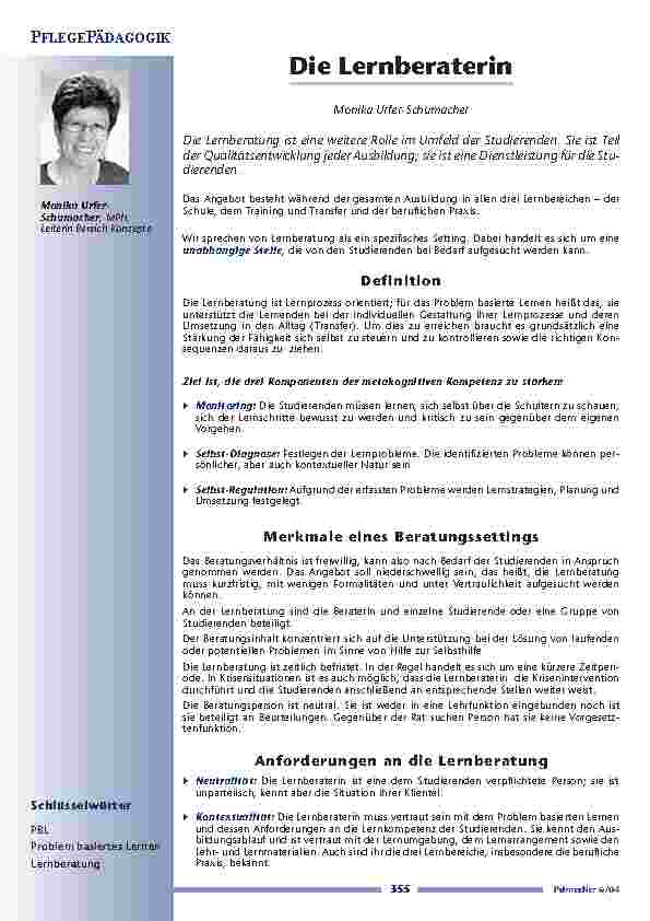 Die Lernberaterin