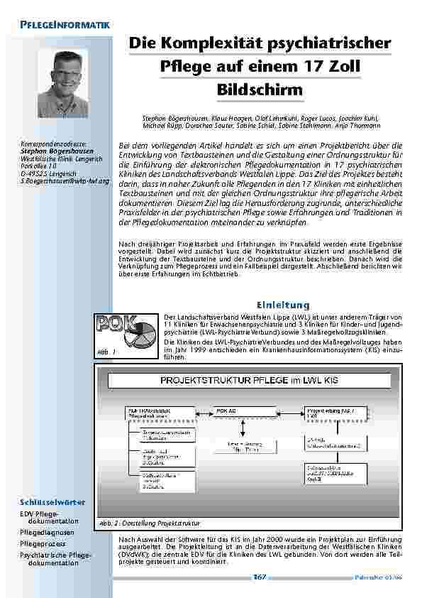 [doc_200488] Die Komplexität psychiatrischerPflege auf einem 17 Zoll Bildschirm