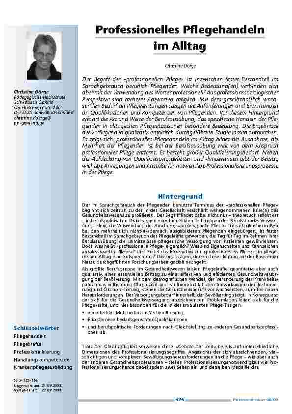 [doc_200147] Professionelles Pflegehandeln im Alltag