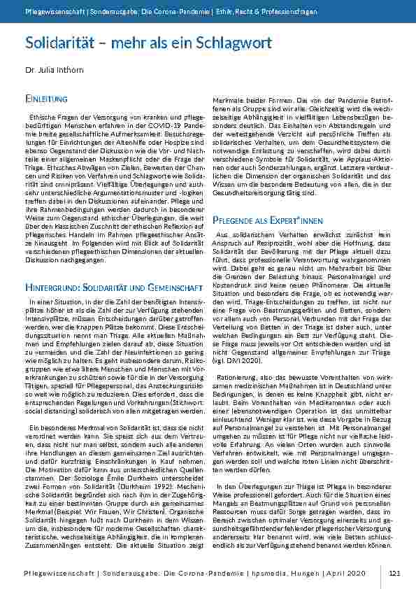 [doc_196810] Solidarität – mehr als ein Schlagwort