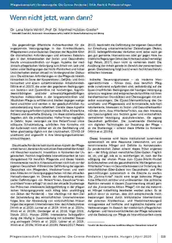 [doc_196809] Wenn nicht jetzt, wann dann?