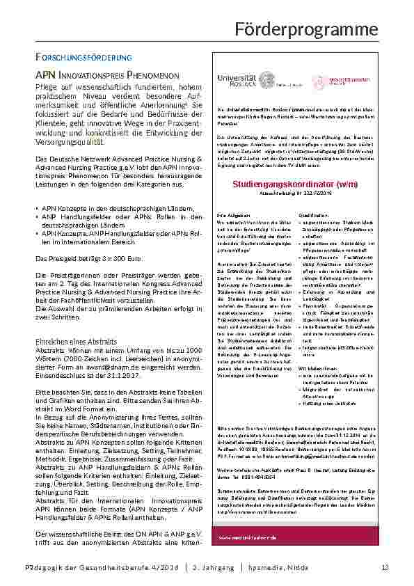 Förderprogramme