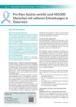 [doc_570031] Pro Rare Austria vertritt rund 450. 000 Menschen mit seltenen Erkrankungen in Österreich