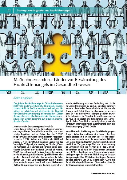 [doc_349703] Maßnahmen anderer Länder zur Bekämpfung des Fachkräftemangels im Gesundheitswesen