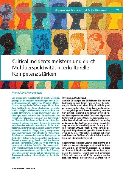 [doc_349699] Critical Incidents meistern und durch Multiperspektivität interkulturelle Kompetenz stärken