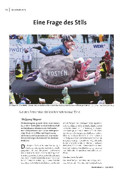 [doc_315550] Eine Frage des Stils: Auf den Reformbaustellen herrschen raue Töne.