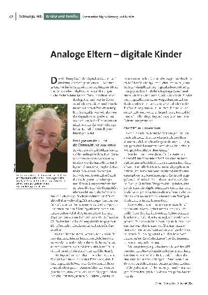 Analoge Eltern – digitale Kinder