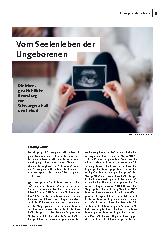 Vom Seelenleben der Ungeborenen: Die lebensgeschichtliche Bedeutung von Schwangerschaft und Geburt