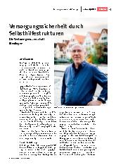 [doc_306876] Versorgungssicherheit durch Selbsthilfestrukturen