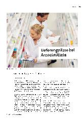 Lieferengpässe bei Arzneimitteln: Ursachen und Gegenmaßnahmen