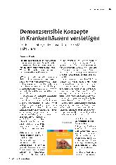 [doc_300939] Demenzsensible Konzepte in Krankenhäusern verfestigen