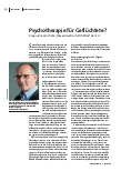 Psychotherapie für Geflüchtete?