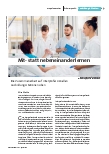 Mitstatt nebeneinander lernen: Die Zusammenarbeit auf interprofessionellen Ausbildungsstationen üben.