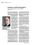 Pandemie statt Partizipation