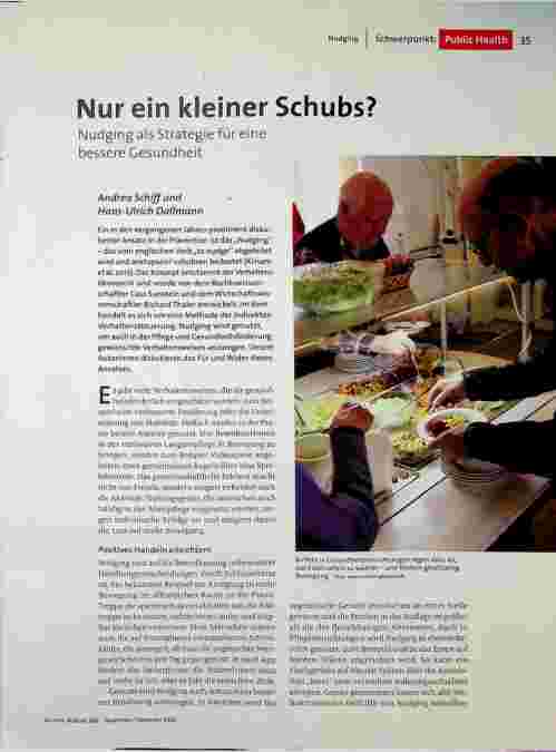[doc_206294] Nur ein kleiner Schubs? Nudging als Strategie für eine bessere Gesundheit