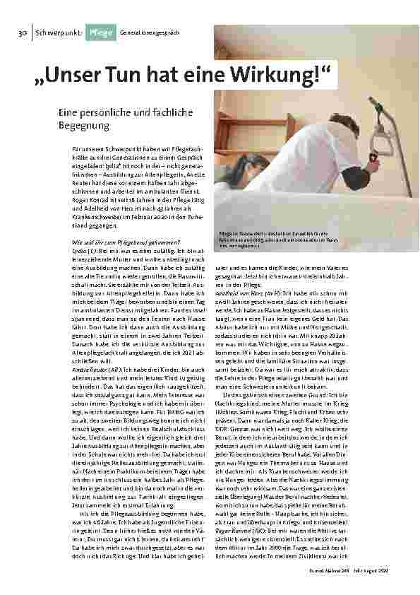 [doc_203543] "Unser Tun hat eine Wirkung!"