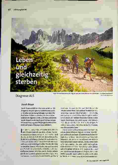 Leben und gleichzeitig sterben