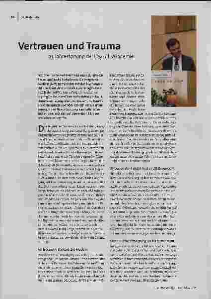 [doc_193638] Vertrauen und Trauma. 21. Jahrestagung der Uexküll-Akademie