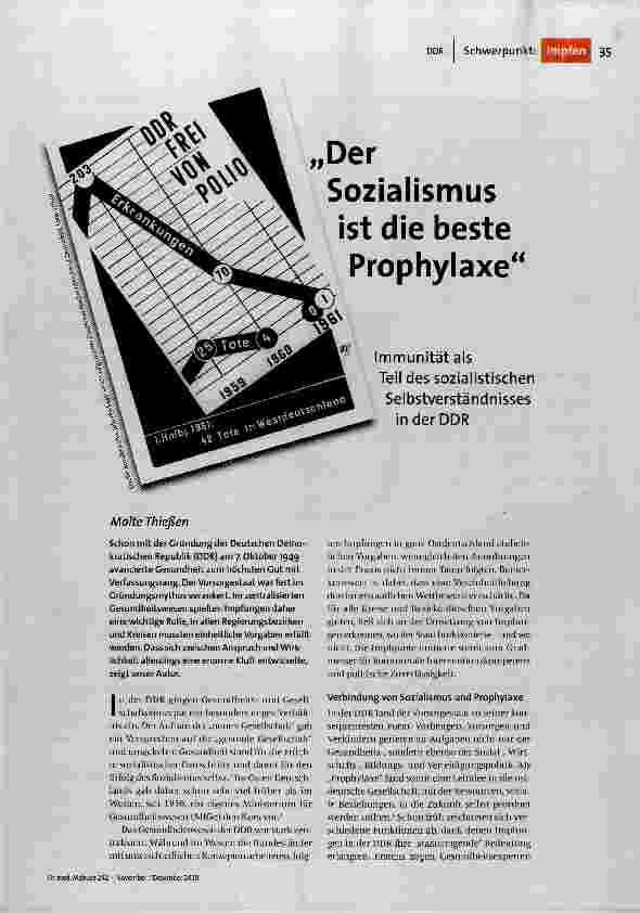 [doc_192702] Der Sozialismus ist die beste Prophylaxe