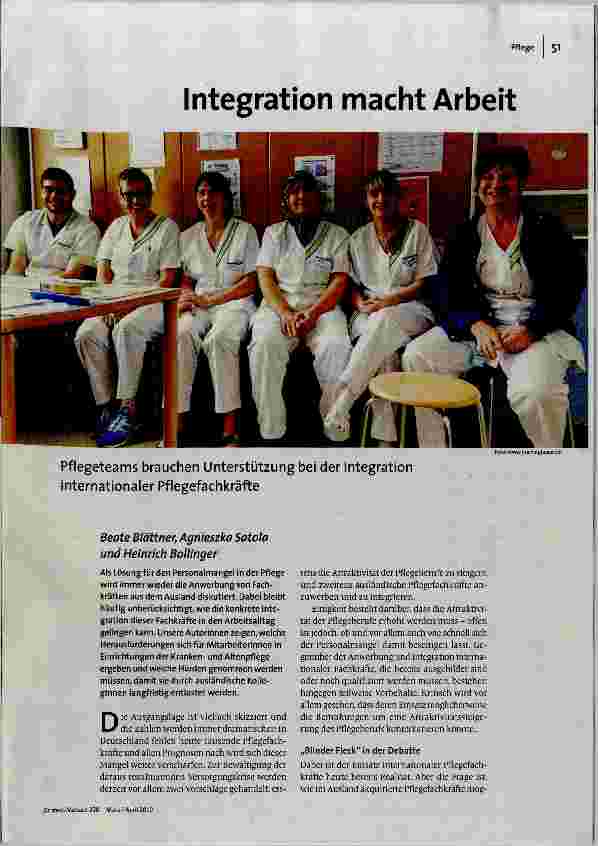 [doc_188463] Integration macht Arbeit