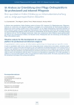 Ist-Analyse zur Entwicklung einer Pflege-Onlineplattform für professionell und informell Pflegende