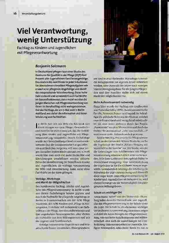 [doc_184436] Viel Verantwortung, wenig Unterstützung