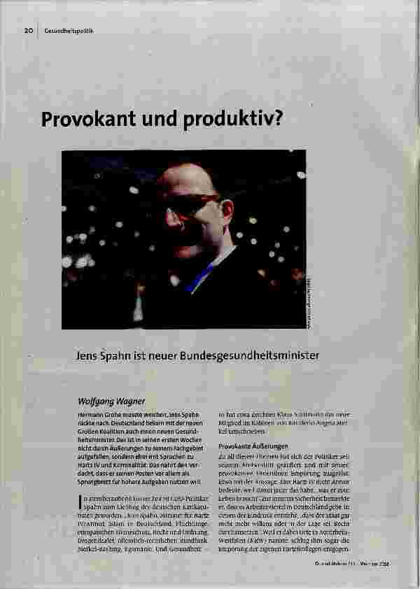 [doc_183234] Provokant und produktiv?