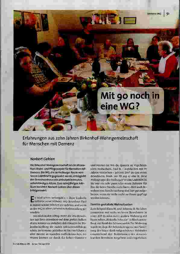 [doc_180758] Mit 90 noch in eine WG?