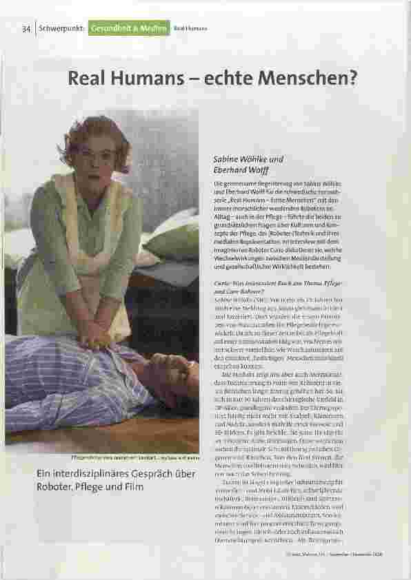 [doc_171300] Real Humans - echte Menschen?