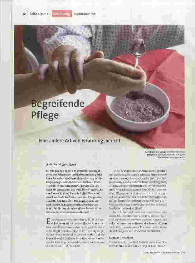 Begreifende Pflege
