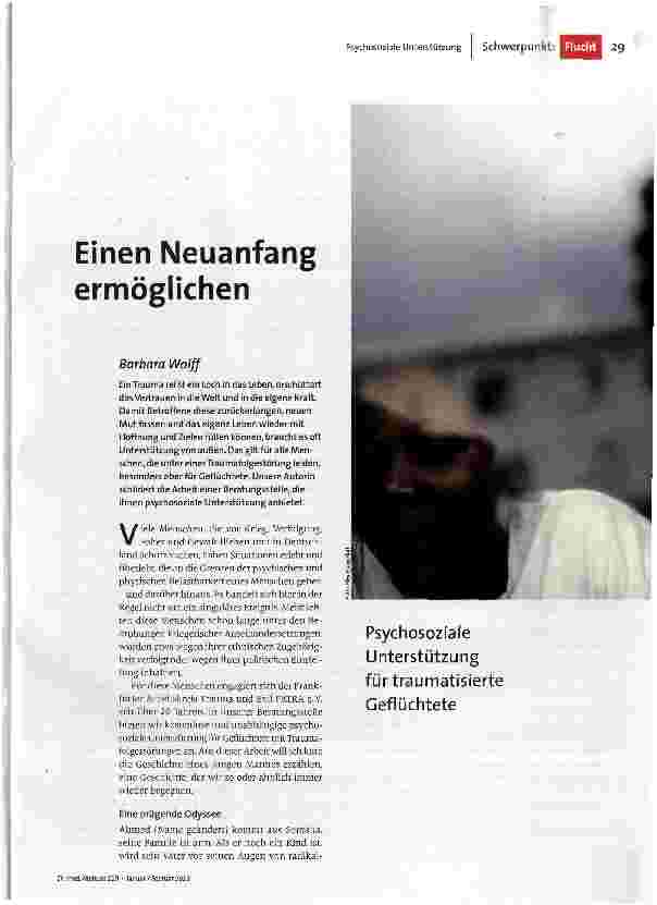 [doc_164291] Einen Neuanfang ermöglichen