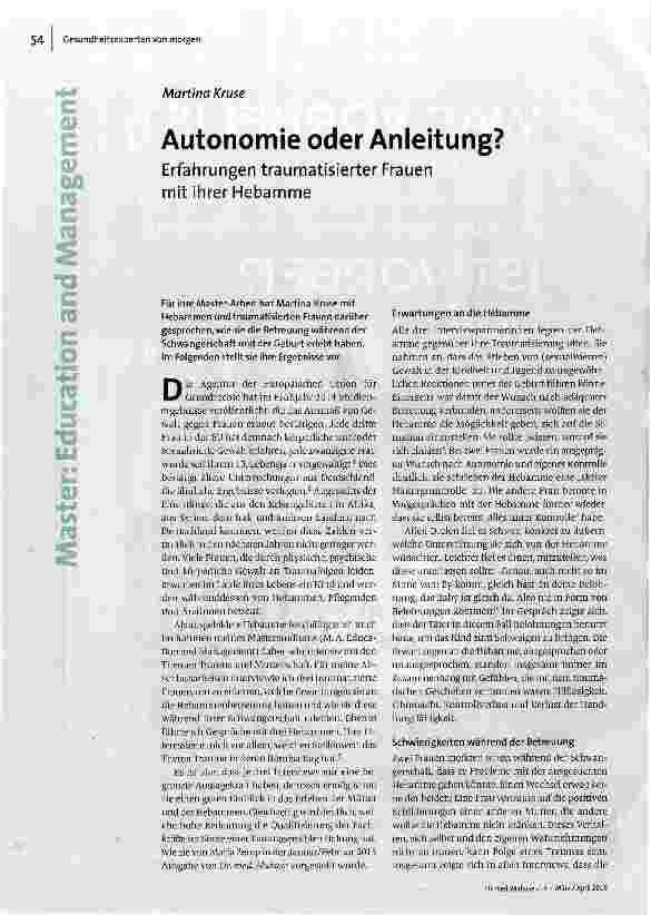 [doc_157094] Autonomie oder Anleitung?