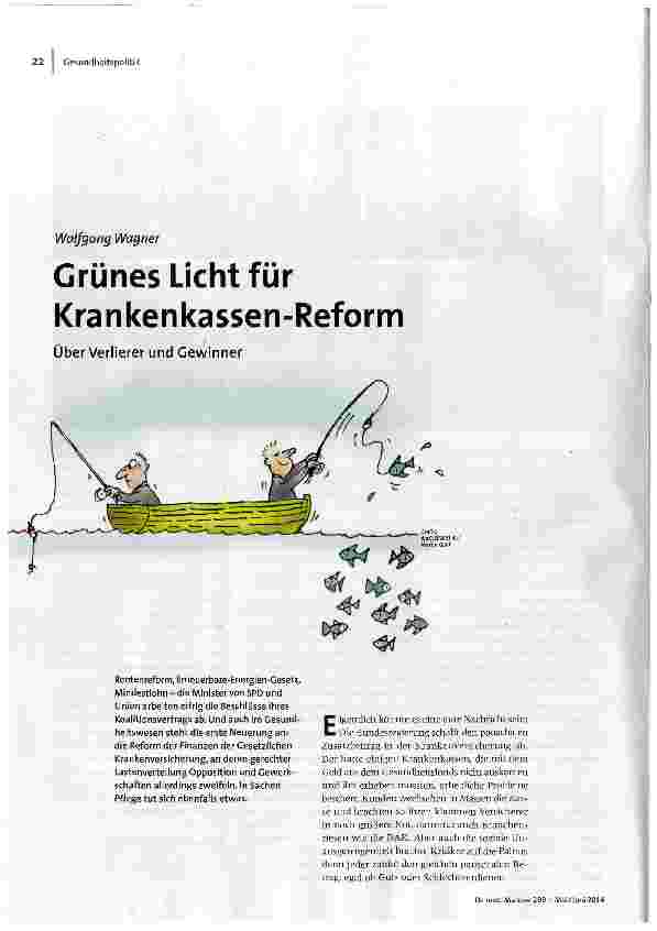 [doc_150190] Grünes Licht für Krankenkassen-Reform