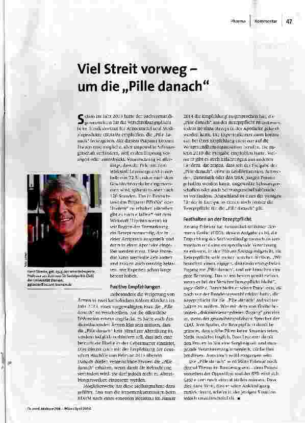 [doc_148559] Viel Streit vorweg-um die „Pille danach