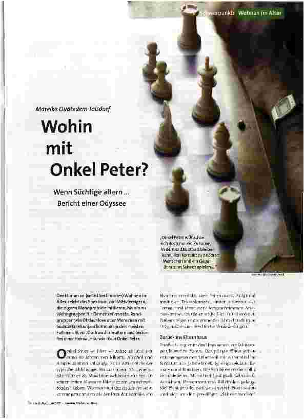 [doc_147327] Wohin mit Onkel Peter?