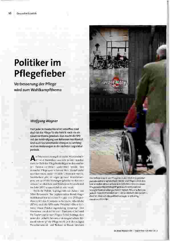 [doc_144994] Politiker im Pflegefieber