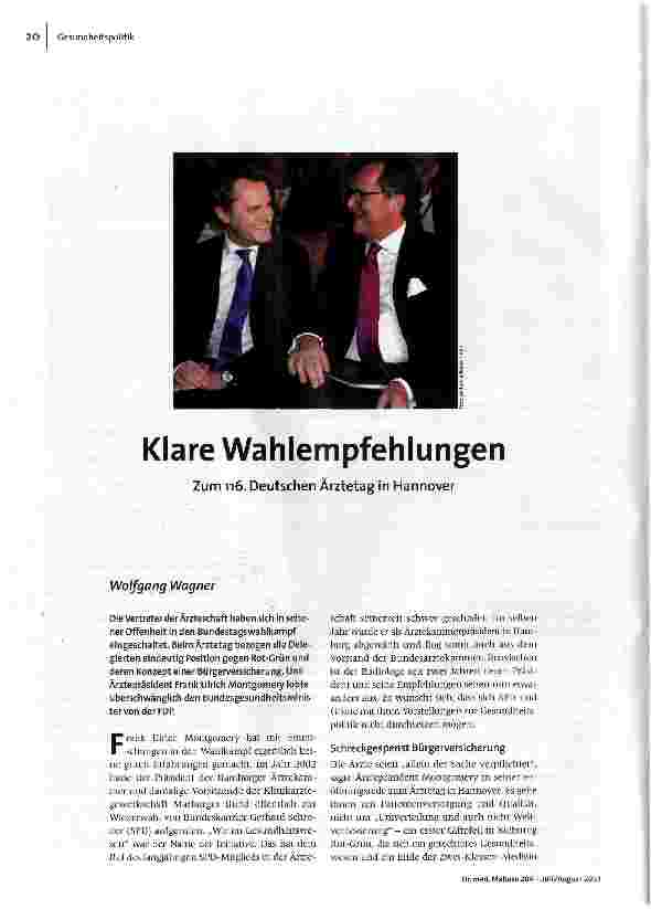 [doc_143817] Klare Wahlempfehlungen