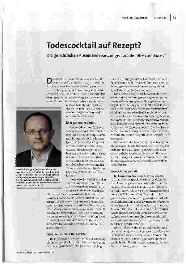 [doc_134066] Todescocktail auf Rezept?