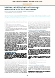 Leitlinien – ein Hilfsmittel, um Forschungserkenntnisse in der Praxis anzuwenden