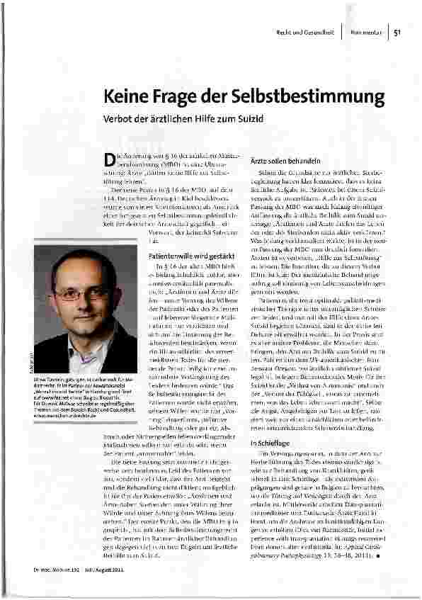 [doc_126647] Keine Frage der Selbstbestimmung