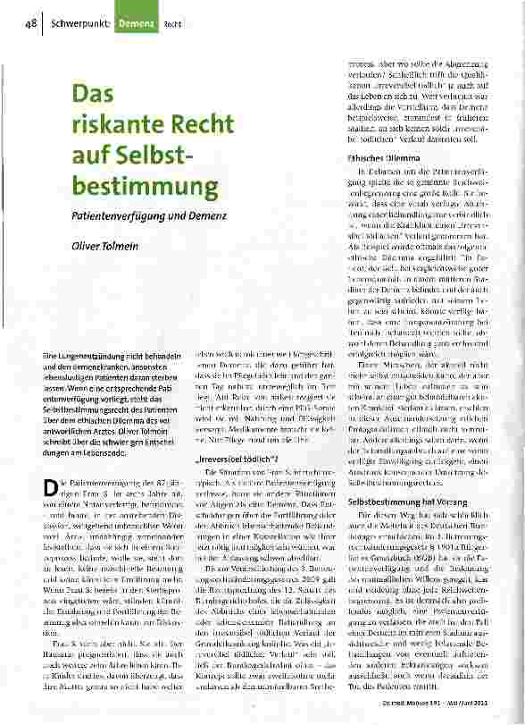 [doc_125754] Das riskante Recht auf Selbstbestimmung