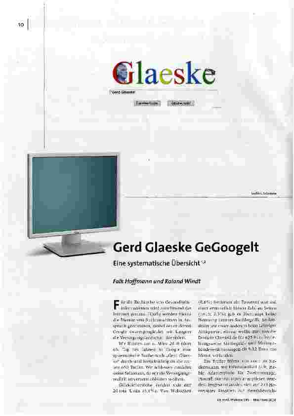 [doc_117447] Gerd Glaeske GeGoogelt
