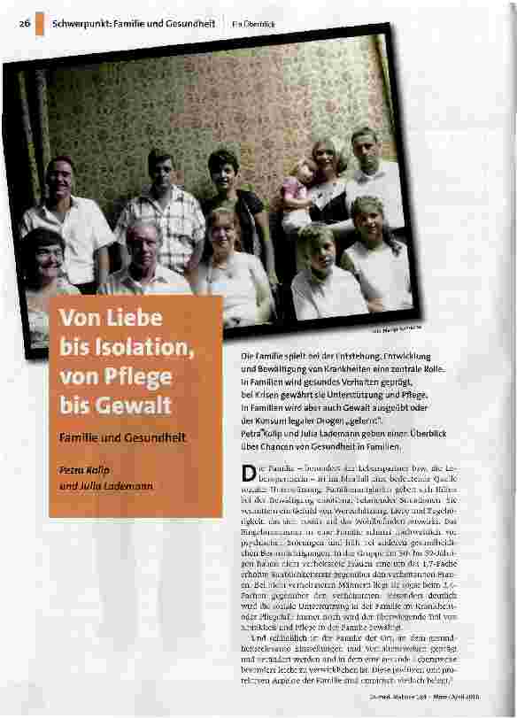 [doc_116388] Von Liebe bis Isolation, von Pflege bis Gewalt